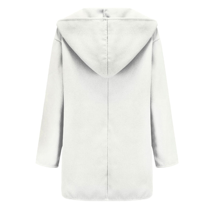 Elegant Warm Women's Coat With Hood