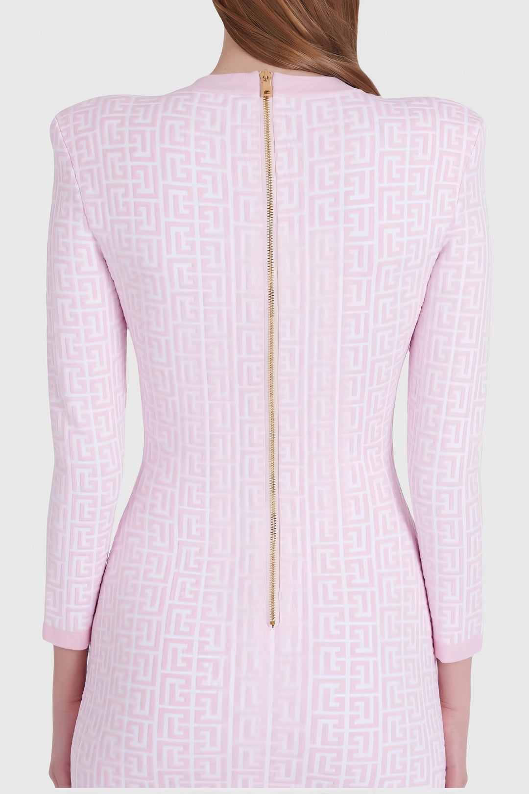 Heeva | Gebreide Bodycon Mini Jurk met Structuur