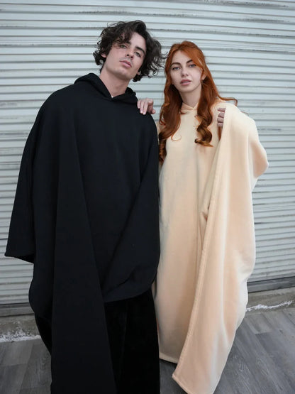 Zachte Fleece Hoodie Blanket – Jouw Cocoon van Comfort