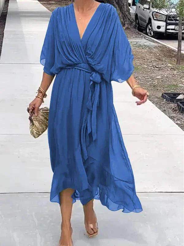 Nella | Summer Wrap Midi Dress
