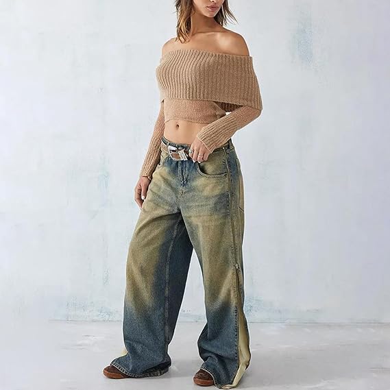 Gisella | Gebreide Off-Shoulder Trui