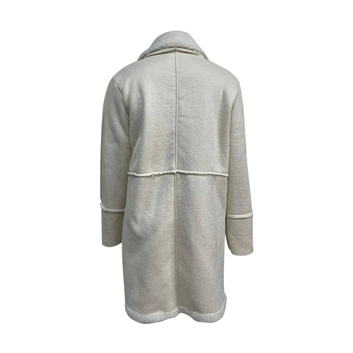 Oversized Warme Dames Fleece Jas met Zachte Voering