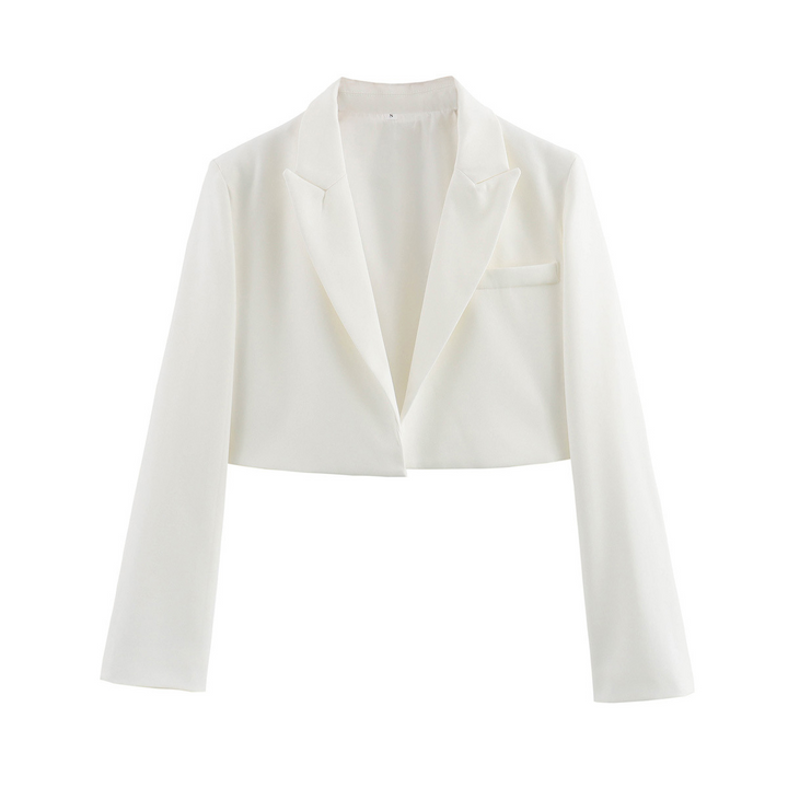 Mita | Cropped Blazer with Classic Lapels