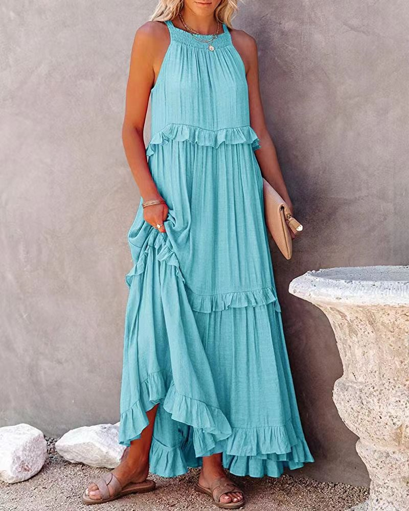 Marcela | Boho Maxi Jurk met Ruffles