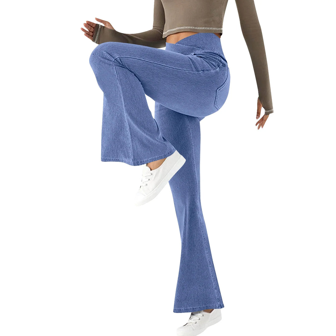 Veronica | Pantalon évasé élastique flatteur