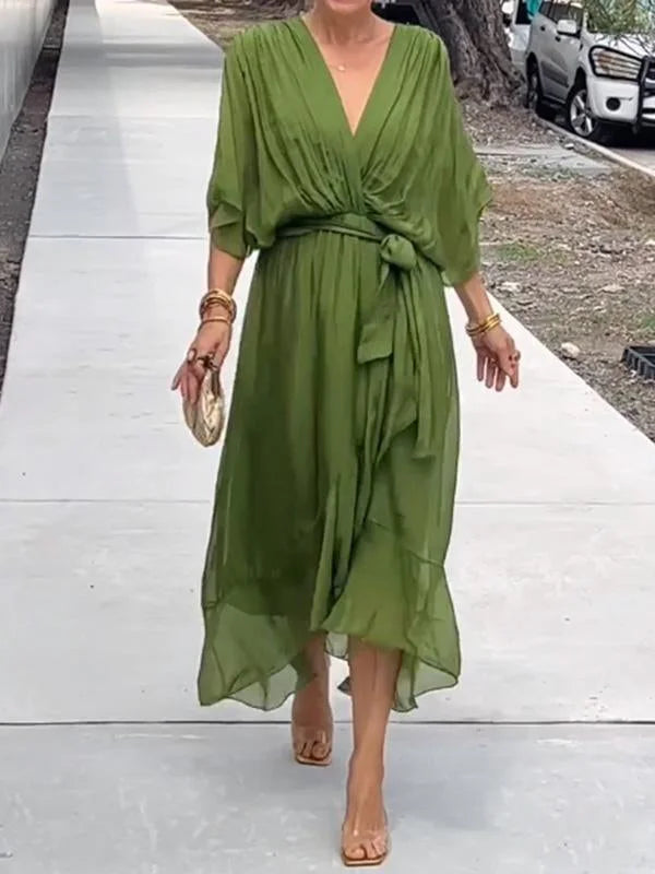 Nella | Summer Wrap Midi Dress