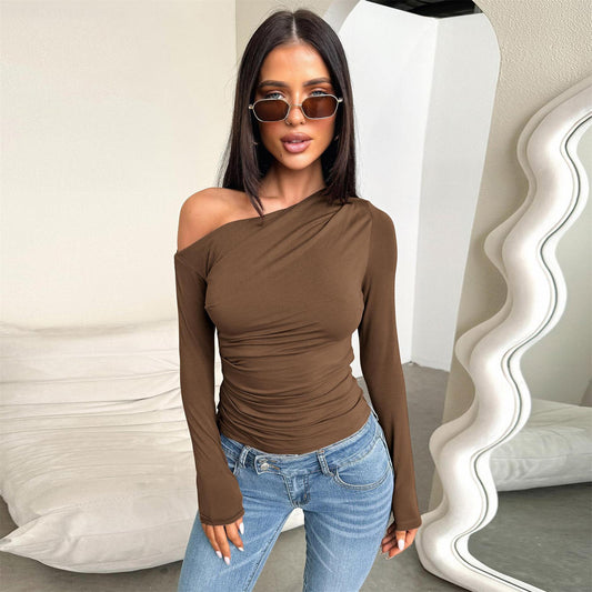 Lunetta | One-Shoulder Stretch Top