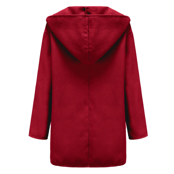 Elegant Warm Women's Coat With Hood