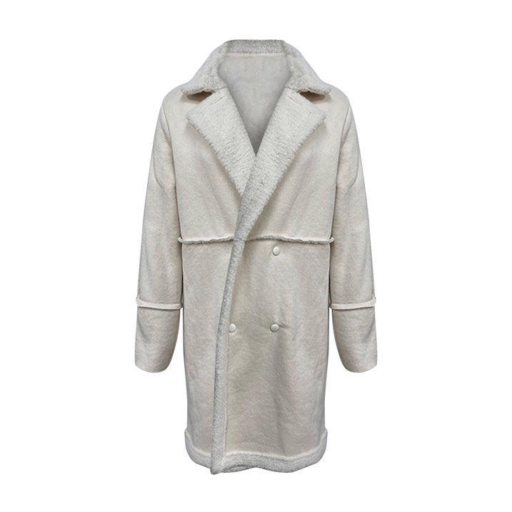 Oversized Warme Dames Fleece Jas met Zachte Voering