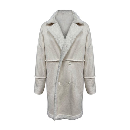 Oversized Warme Dames Fleece Jas met Zachte Voering