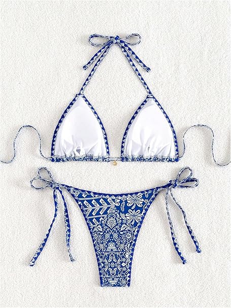 Farfalah | Trendy Triangel Bikini met Boho Print
