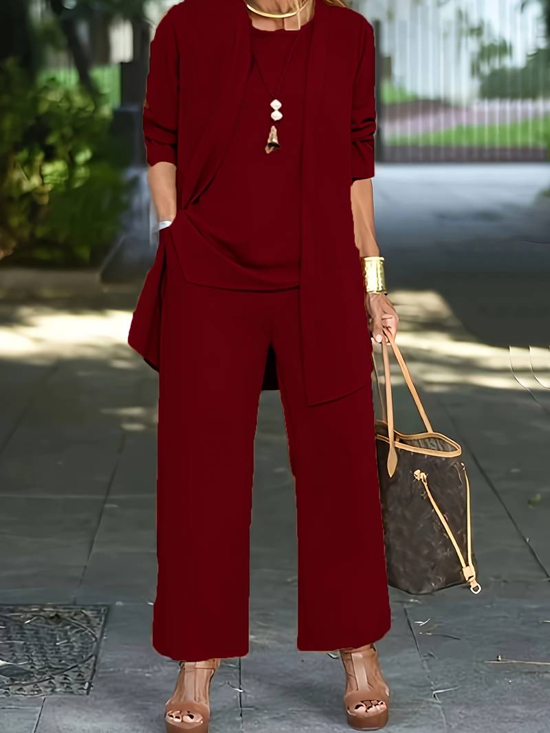 Tyrah | Elegante 3-Delige Soft Knit Set