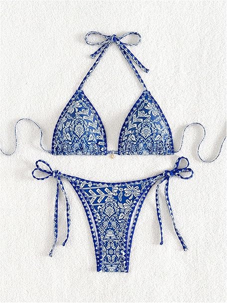 Farfalah | Trendy Triangel Bikini met Boho Print