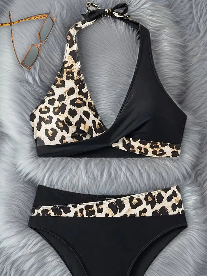 Roselyn | Tweekleurige Bikini Set