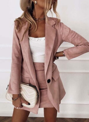 Trendy Chique Dames Mini Rok met Hoge Taille