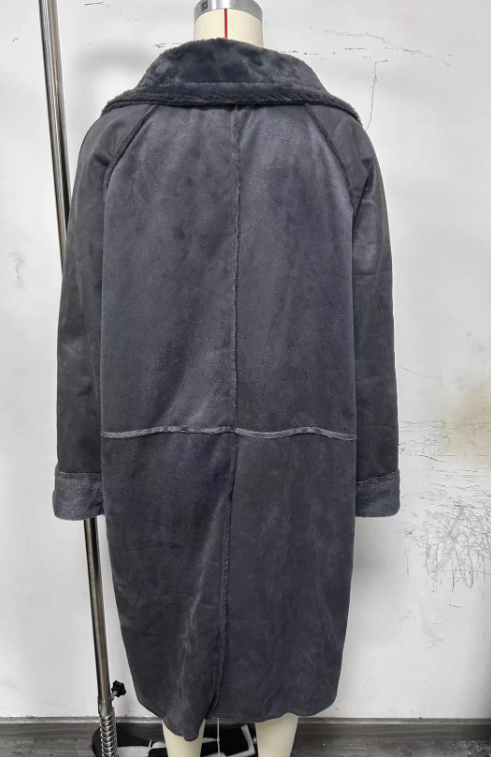 Oversized Warme Dames Fleece Jas met Zachte Voering