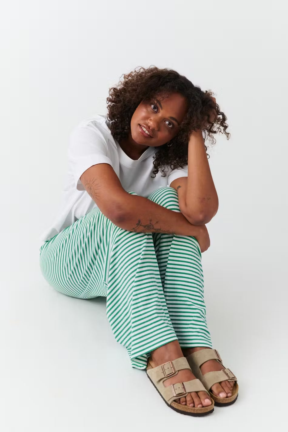 Andi | Comfortabele Gestreepte Loungebroek