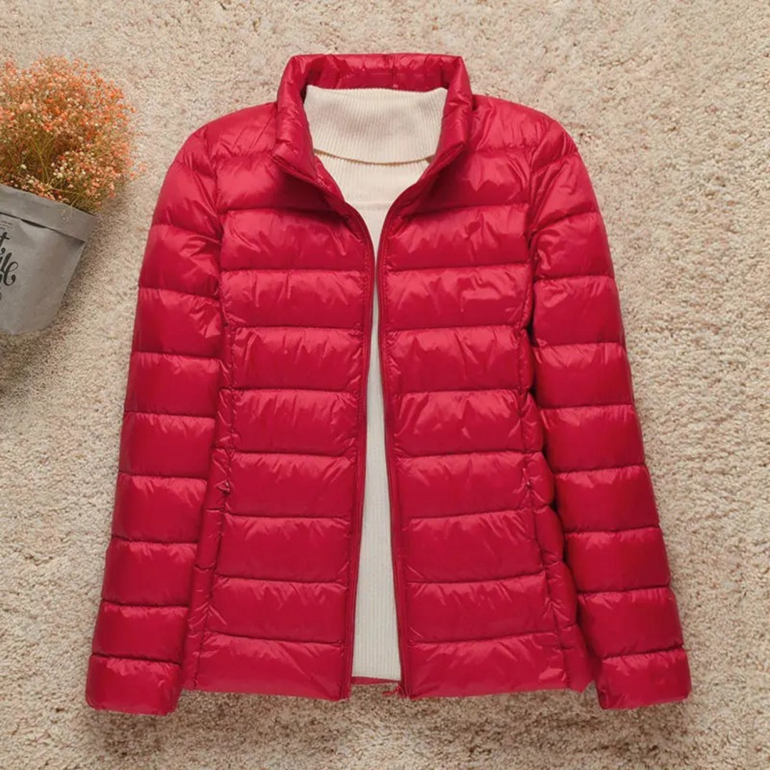 Veste matelassée légère et chaude pour femme avec capuche