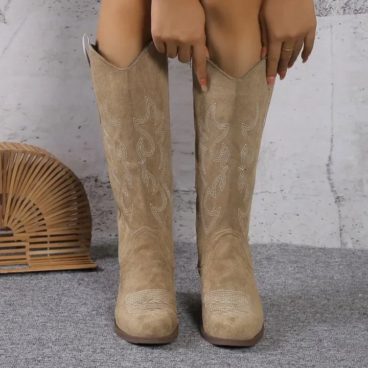 Khirra | Western Laarzen met Stijlvolle Naaddetails