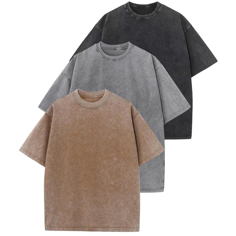 Trendy Women's 3-Pack Oversized T-Shirt Set with Loose Fit