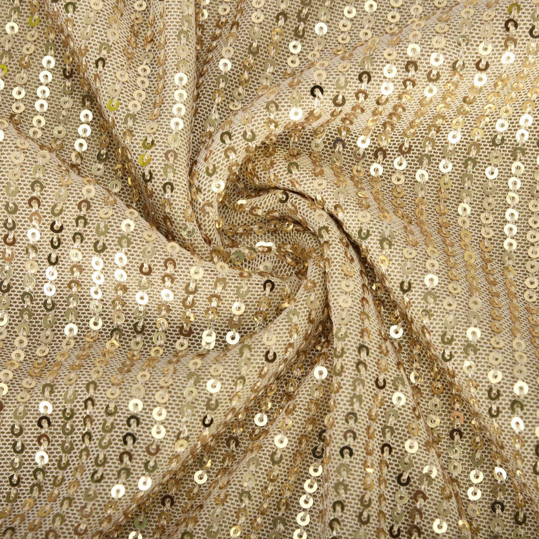 Annie | Robe scintillante à paillettes avec look épaules dénudées