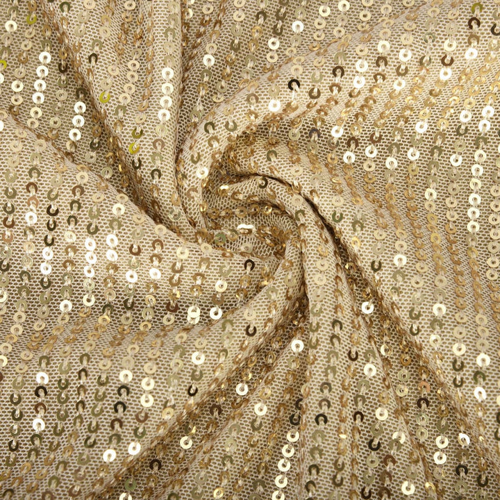 Annie | Robe scintillante à paillettes avec look épaules dénudées