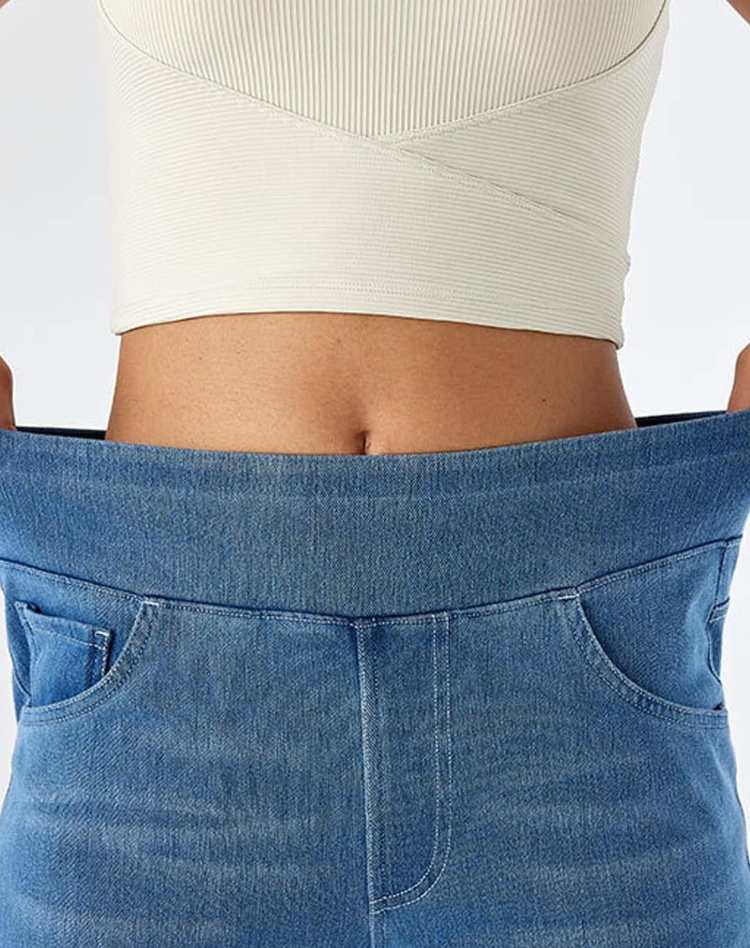 Evie | Comfy Elastische Broek met Hoge Taille