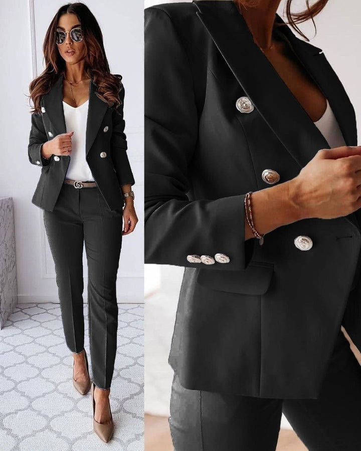 Chique Elegante 2 Delige Blazer Vrouwen Set