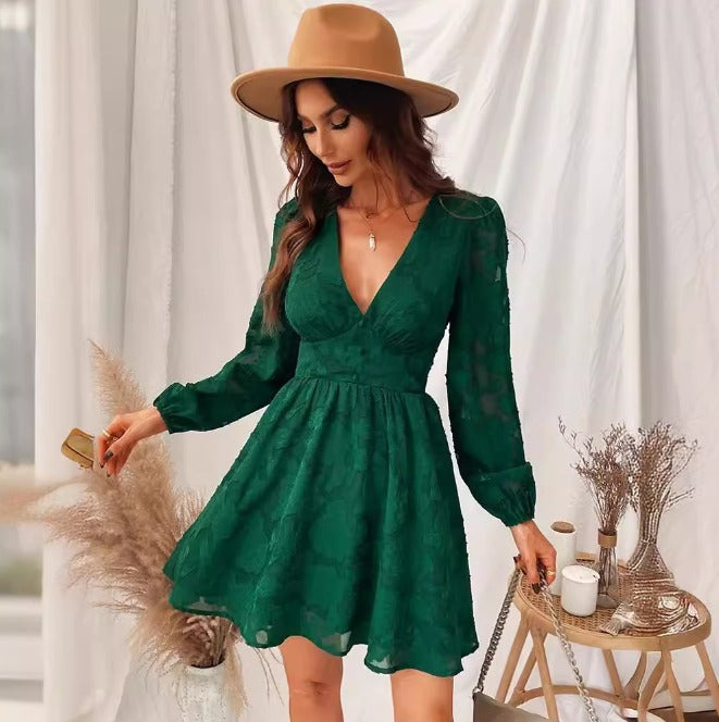 Susan | Robe mini élégante à col en V