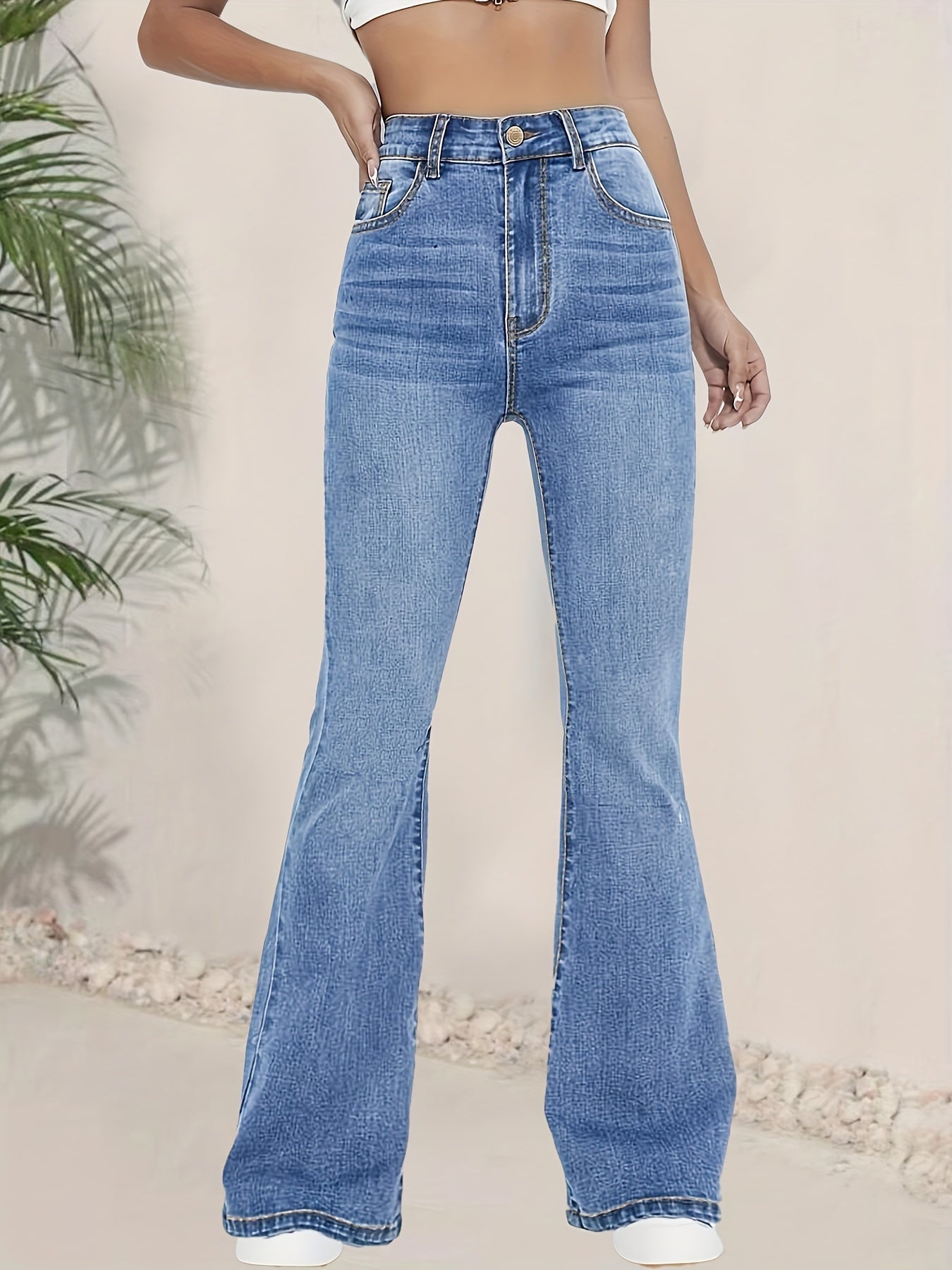 Helsa | Flared Jeans met Hoge Taille
