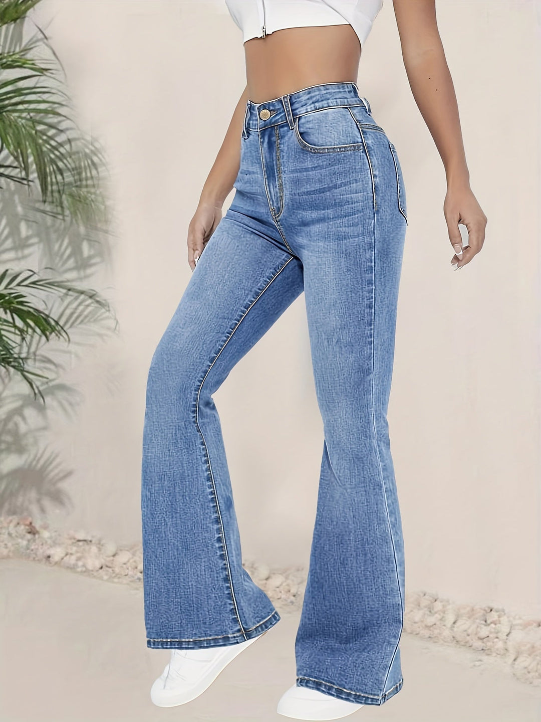 Helsa | Flared Jeans met Hoge Taille