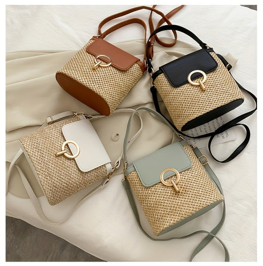 Rhoma | Gevlochten Crossbodytas met Luxe Sluiting