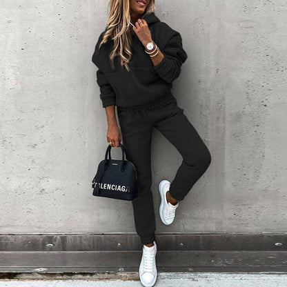 Trendy Dames Trainingspak Met Hoodie En Joggingbroek