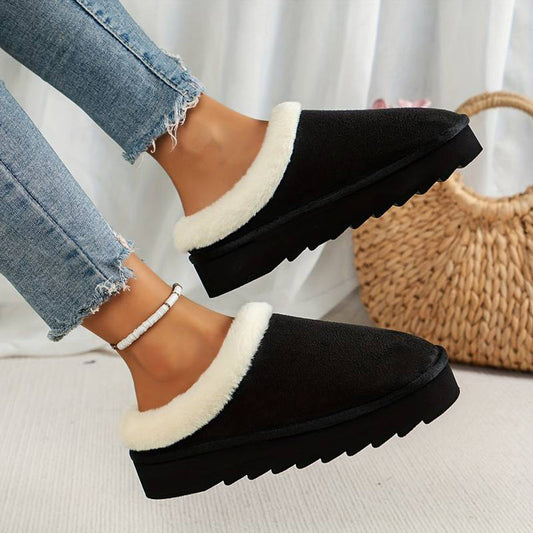 Comfortabele Dames Pantoffel Met Zachte Warme Voering