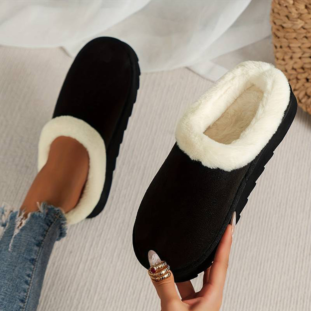 Comfortabele Dames Pantoffel Met Zachte Warme Voering