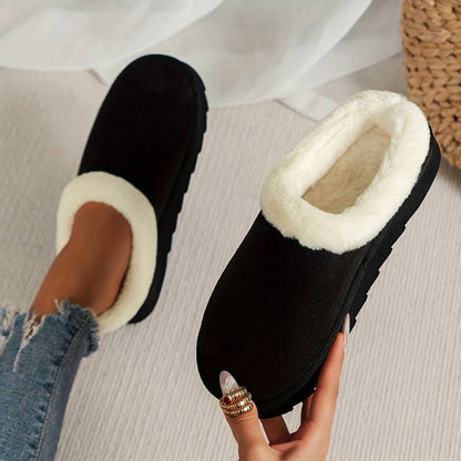 Comfortabele Dames Pantoffel Met Zachte Warme Voering