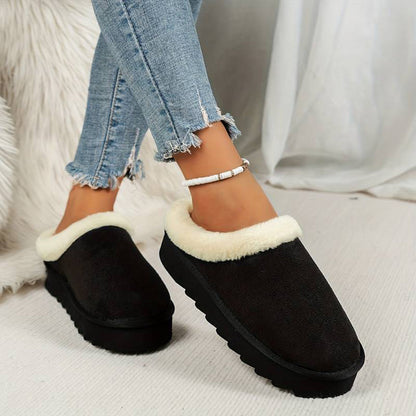 Comfortabele Dames Pantoffel Met Zachte Warme Voering