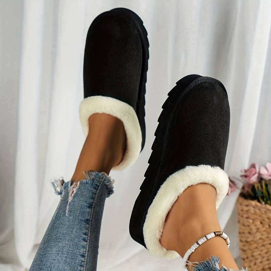 Comfortabele Dames Pantoffel Met Zachte Warme Voering