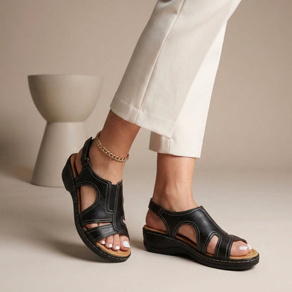 Soft Women's Orthopedic Sandals With Open Toe And Straps