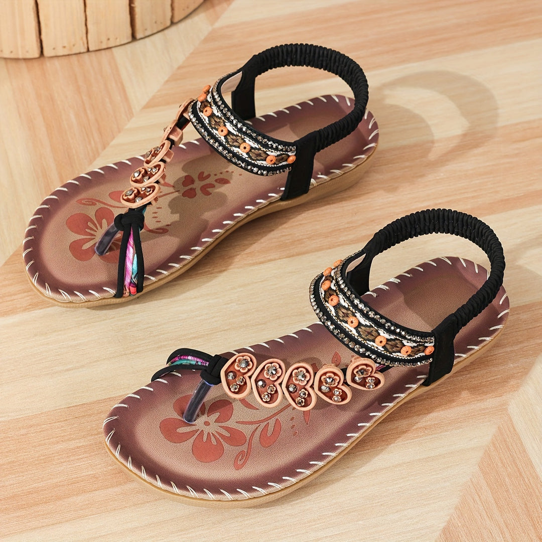 Pacha | Boho Platte Dames Sandalen