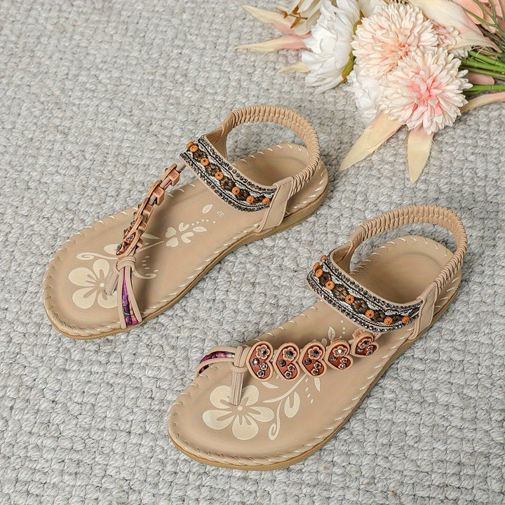 Pacha | Boho Platte Dames Sandalen