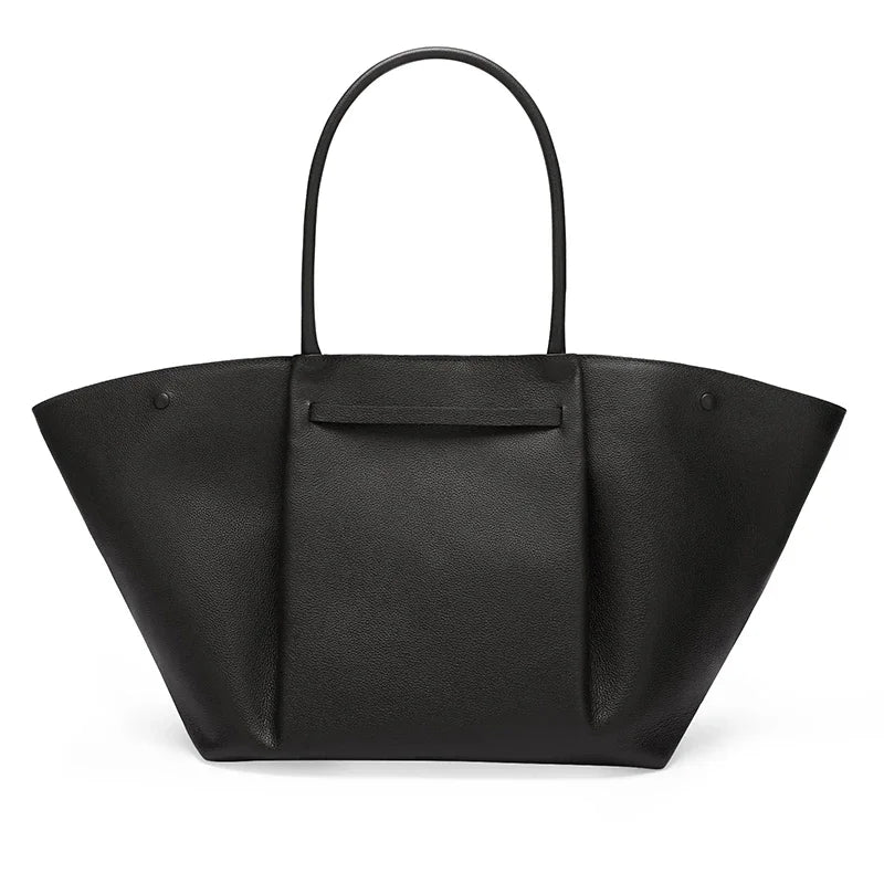 Tassa | Luxe Oversized Schoudertas met Gouden Sluiting