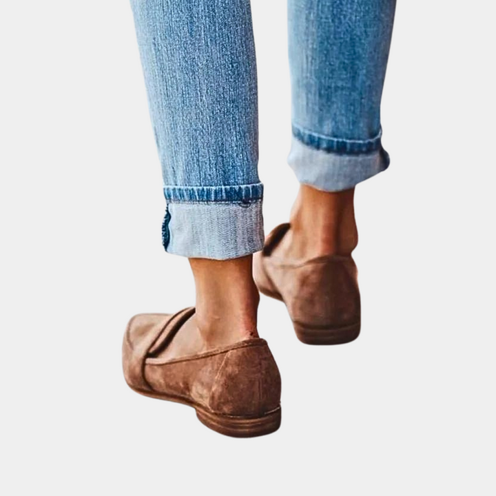 Lorena | Suede Dames Loafers