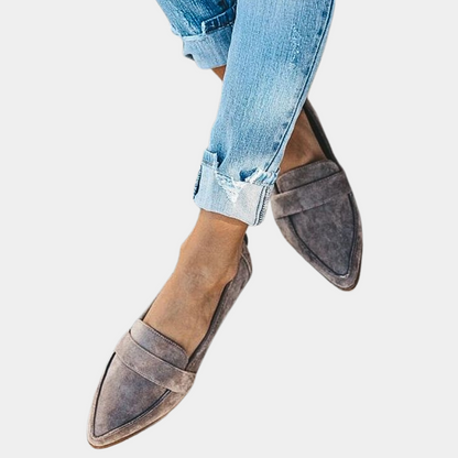Lorena | Suede Dames Loafers