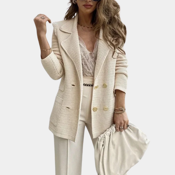 Renisa | Blazer Tricoté Croisé