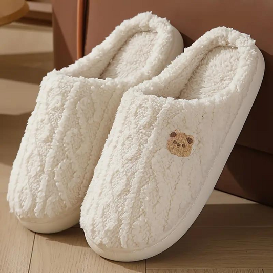 Zachte Gebreide Comfortabele Dames Pantoffels
