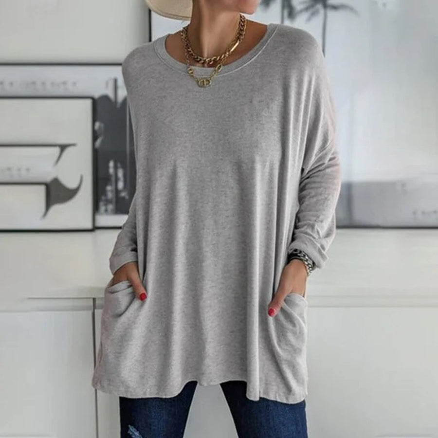 Rianne | Casual Oversized Top met Zakken