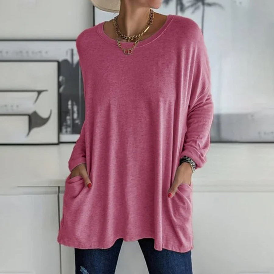 Rianne | Casual Oversized Top met Zakken