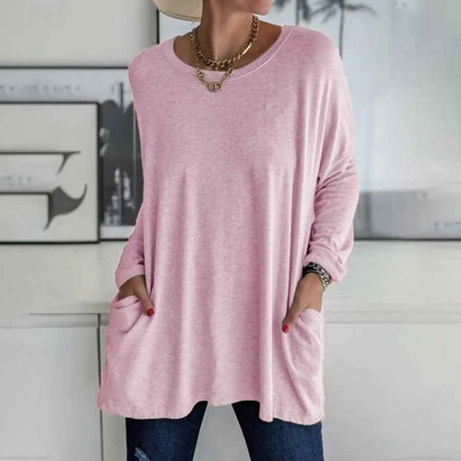 Rianne | Casual Oversized Top met Zakken