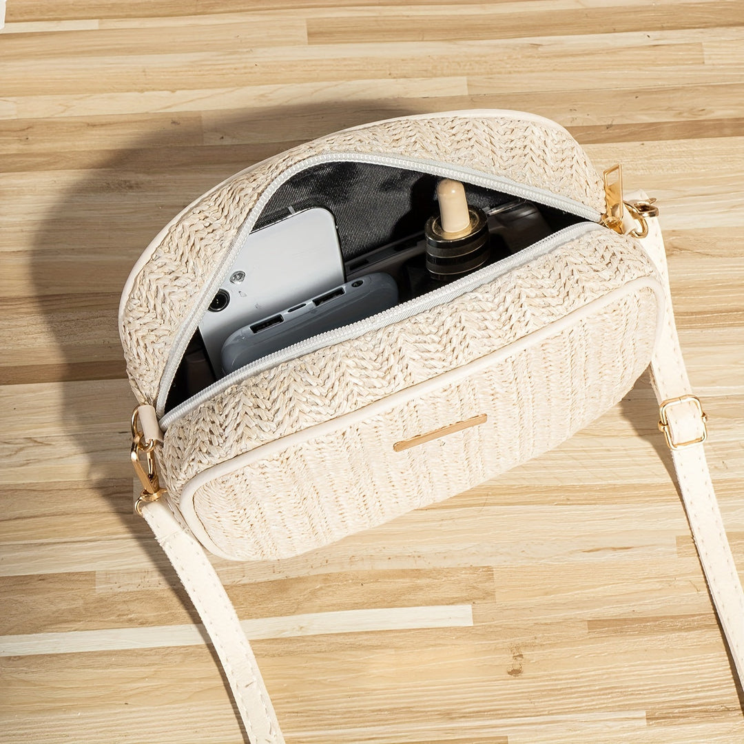 Reah | Elegancka pleciona torebka na ramię